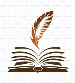 Offenes Buch und Feder